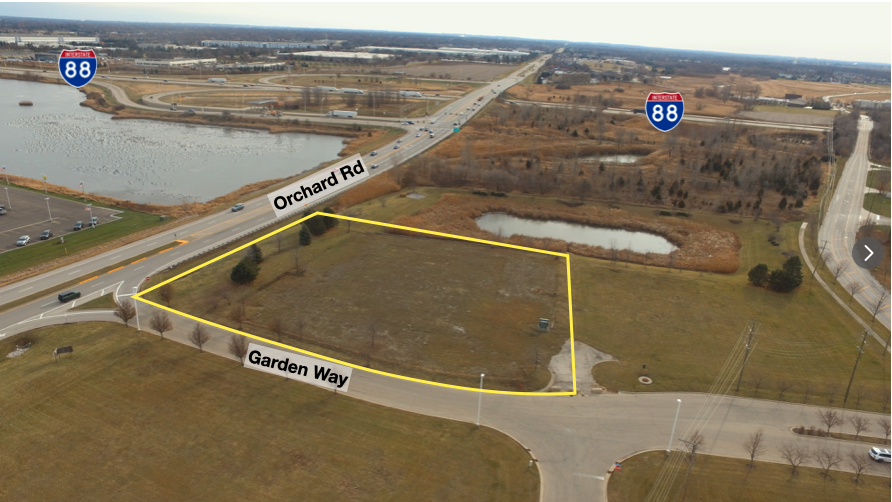 Lot 17 Garden Way, North Aurora, IL for sale - Aerial - Image 3 of 3