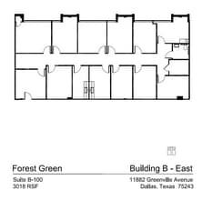 11910 Greenville Ave, Dallas, TX for lease Floor Plan- Image 1 of 1