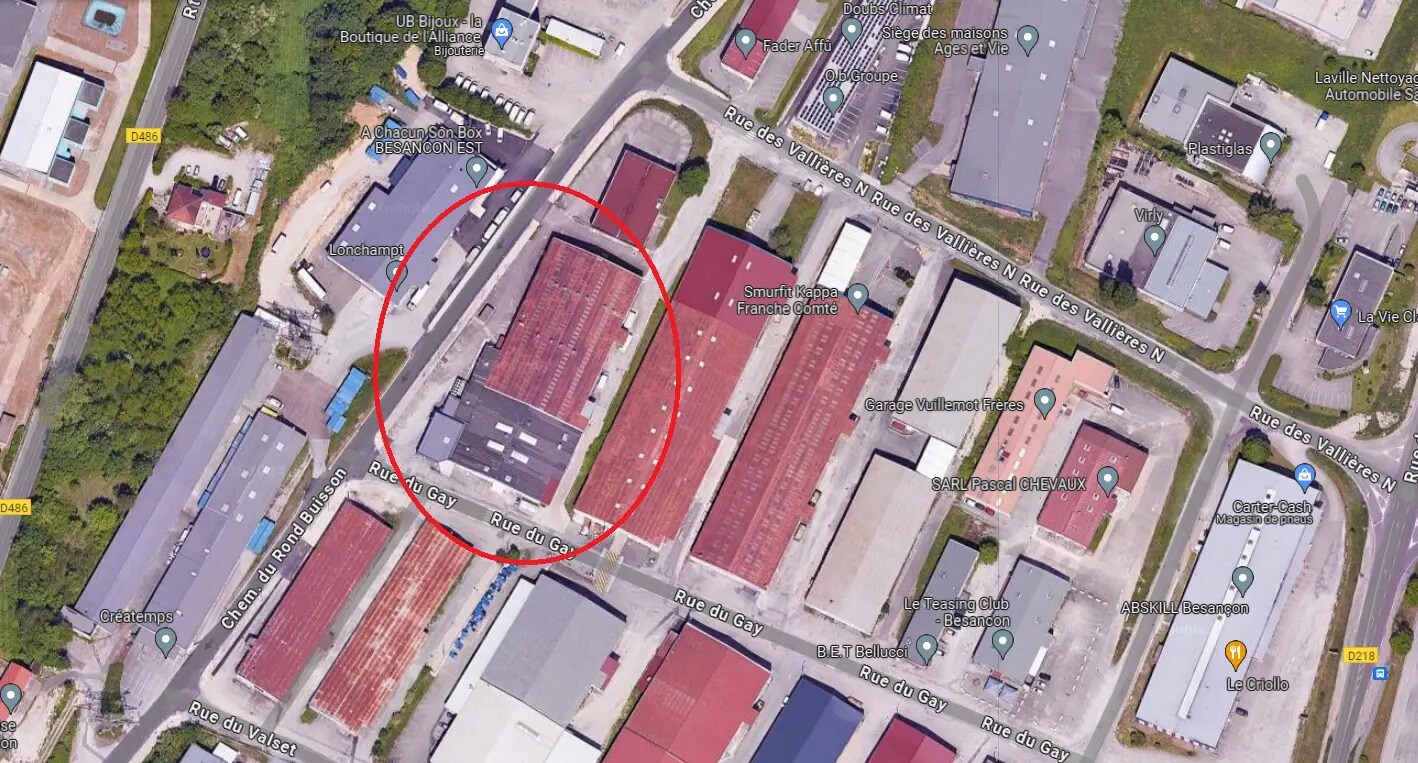 Flex in Chalezeule for lease Aerial- Image 1 of 6