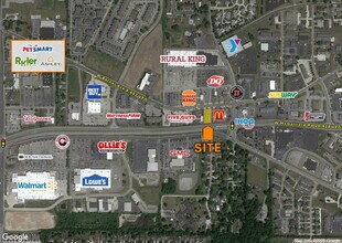 3901 W Bethel Ave, Muncie, IN - AERIAL  map view