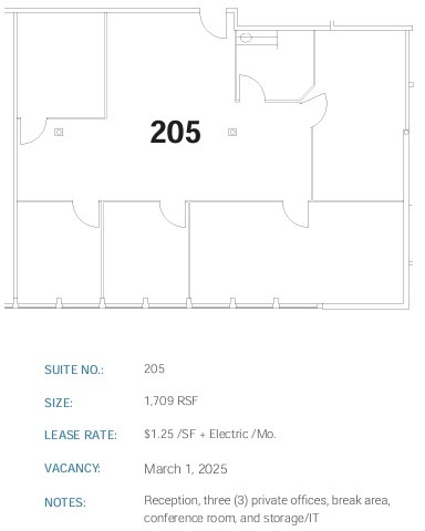 8825 Aero Dr, San Diego, CA for lease Floor Plan- Image 1 of 1