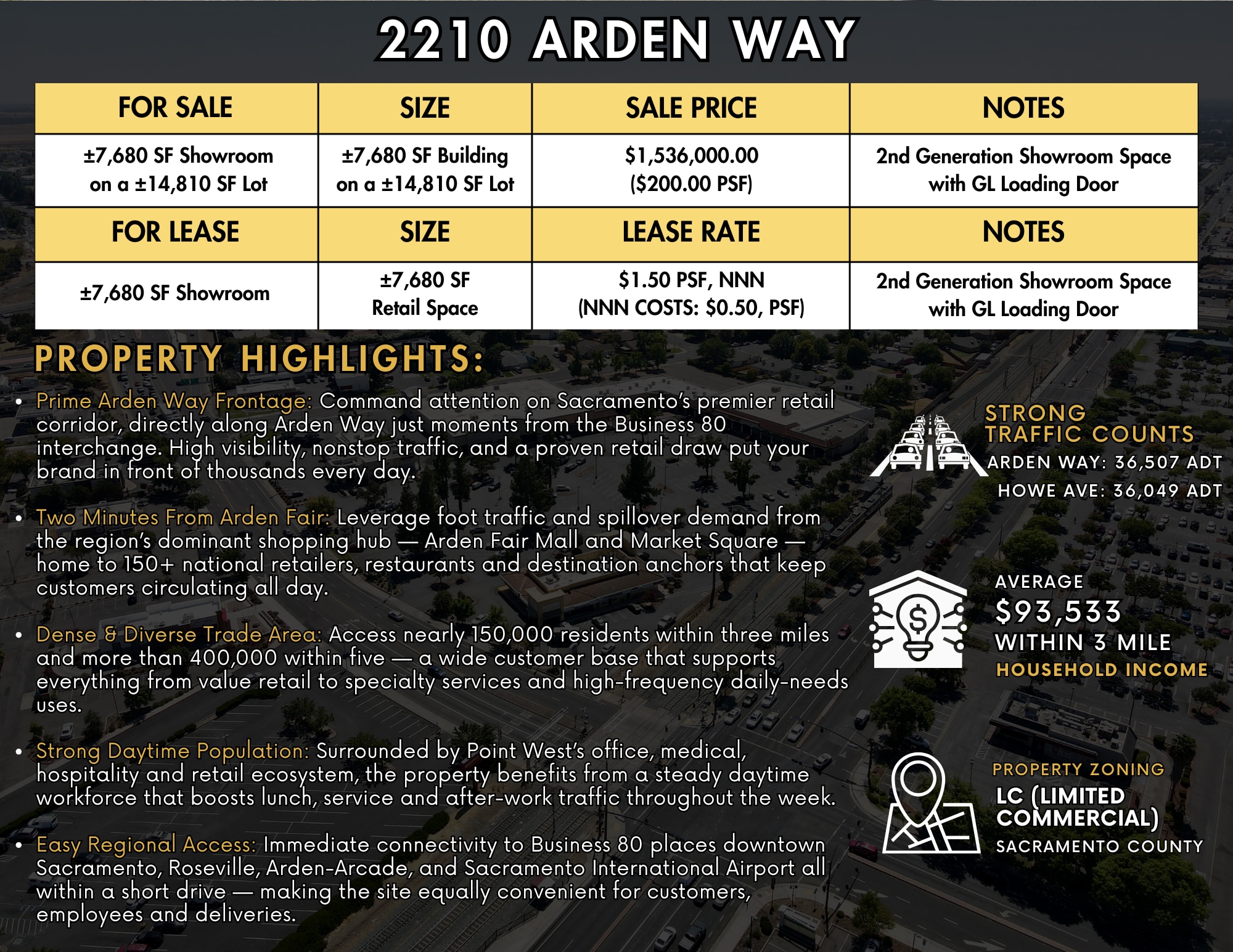 2210 Arden Way, Sacramento, CA for lease Interior Photo- Image 1 of 2