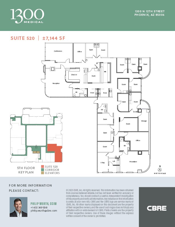 1300 N 12th St, Phoenix, AZ for lease Floor Plan- Image 1 of 1