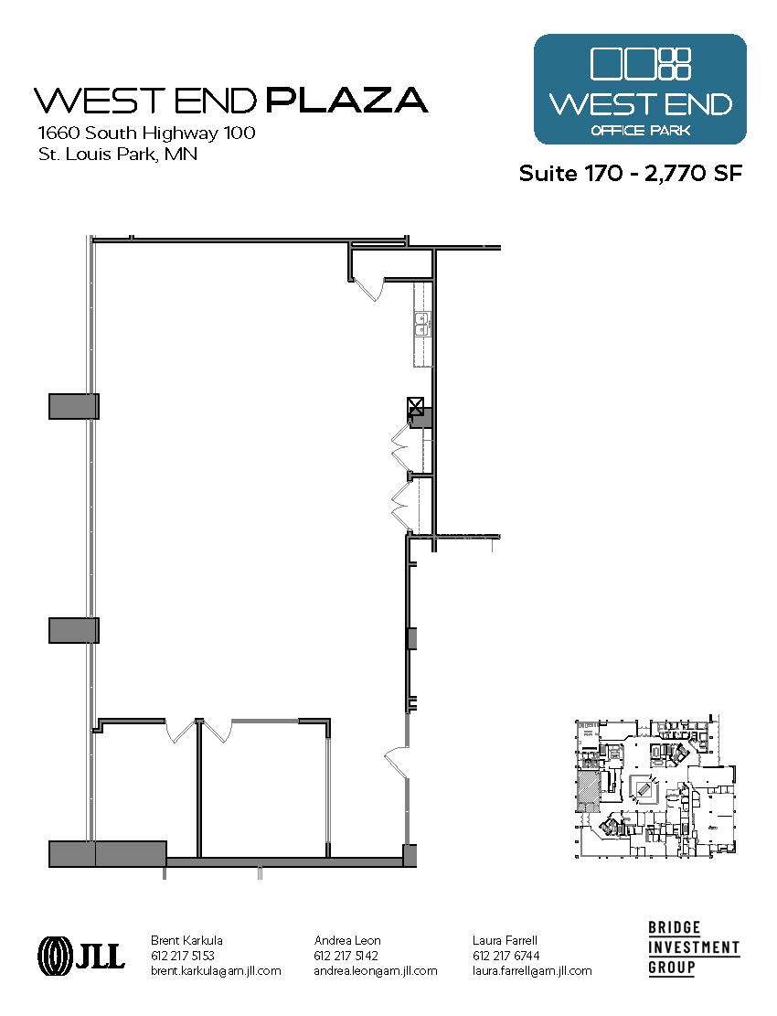 1665 Utica Ave S, Saint Louis Park, MN for lease Floor Plan- Image 1 of 1