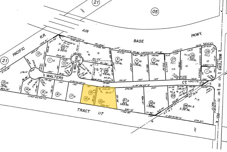 1889 Walters Ct, Fairfield, CA for sale - Plat Map - Image 2 of 2