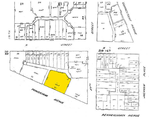 1717 Pennsylvania Ave NW, Washington, DC for lease - Plat Map - Image 2 of 12