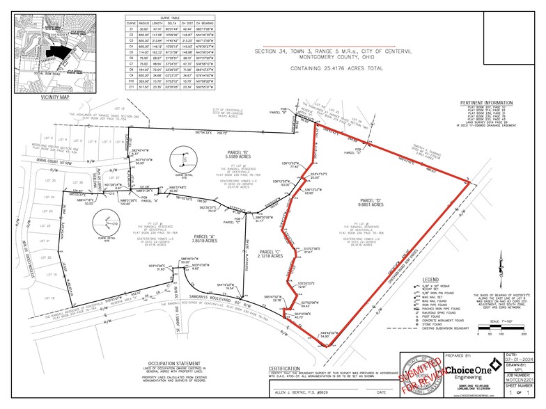 Sheehan Road Rd, Dayton, OH for sale - Plat Map - Image 2 of 7