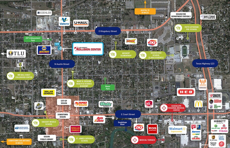 Joe Hudson Collision Center Seguin, TX for Sale