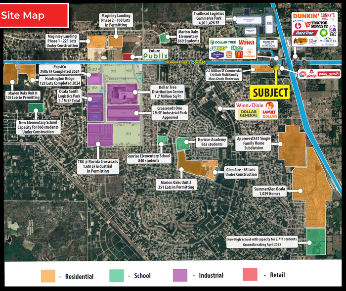 SWQ of I-75 & SW Highway 484, Ocala, FL for lease - Building Photo - Image 1 of 3
