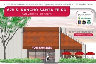 More details for 675 S Rancho Santa Fe Rd, San Marcos, CA - Retail for Lease