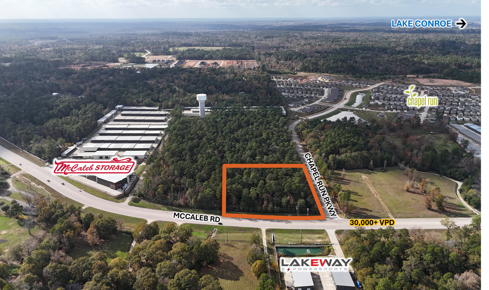 SWC at McCaleb rd, Montgomery, TX for sale - Aerial - Image 1 of 4