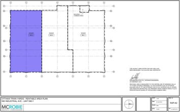 590-650 Industrial Ave, Ottawa, ON for lease Floor Plan- Image 2 of 15