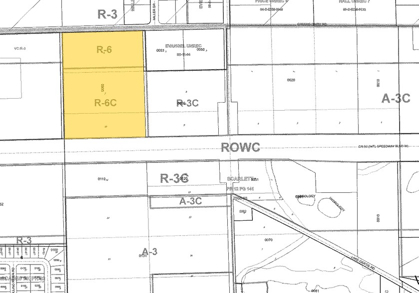 W International Speedway, Deland, FL for sale - Plat Map - Image 2 of 3