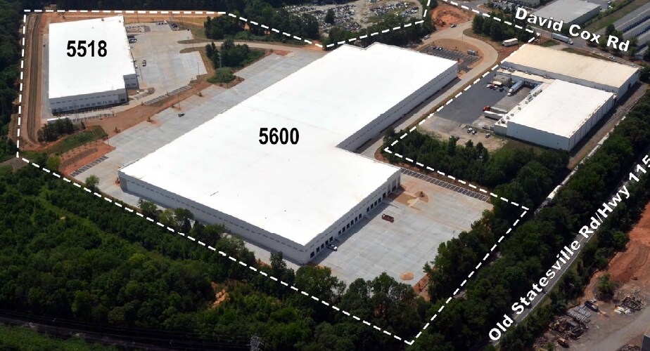 5600 David Cox Rd, Charlotte, NC for lease - Aerial - Image 2 of 9