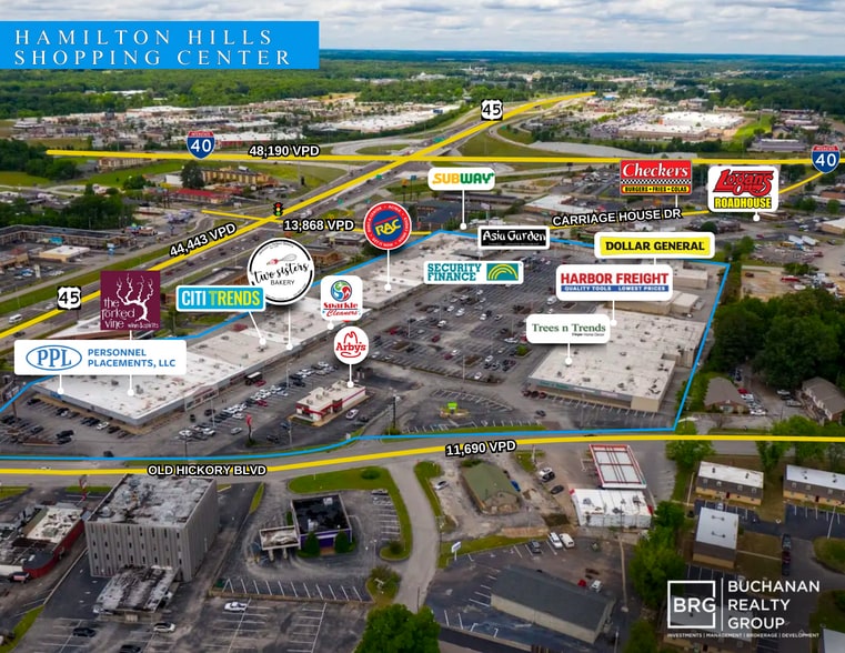 581-621 Old Hickory Blvd, Jackson, TN for lease - Building Photo - Image 1 of 12