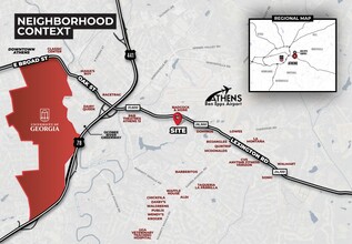 2480 Lexington Rd, Athens, GA - AERIAL map view