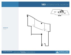 180 Interstate N Pky SE, Atlanta, GA for lease Floor Plan- Image 1 of 2