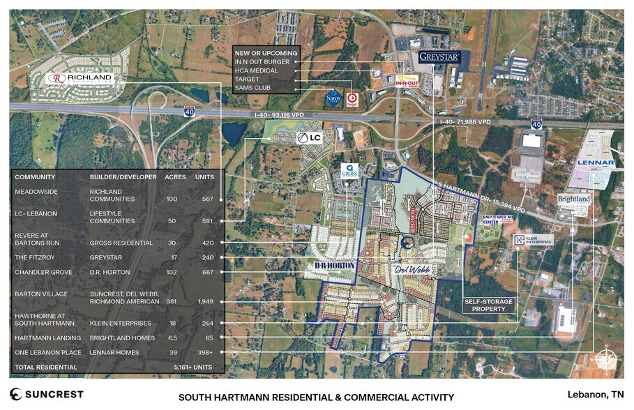 541 Bartons Creek Rd, Lebanon, TN for sale - Aerial - Image 1 of 1