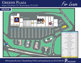 110 Central Greene Plz, Waynesburg, PA for lease Site Plan- Image 2 of 2