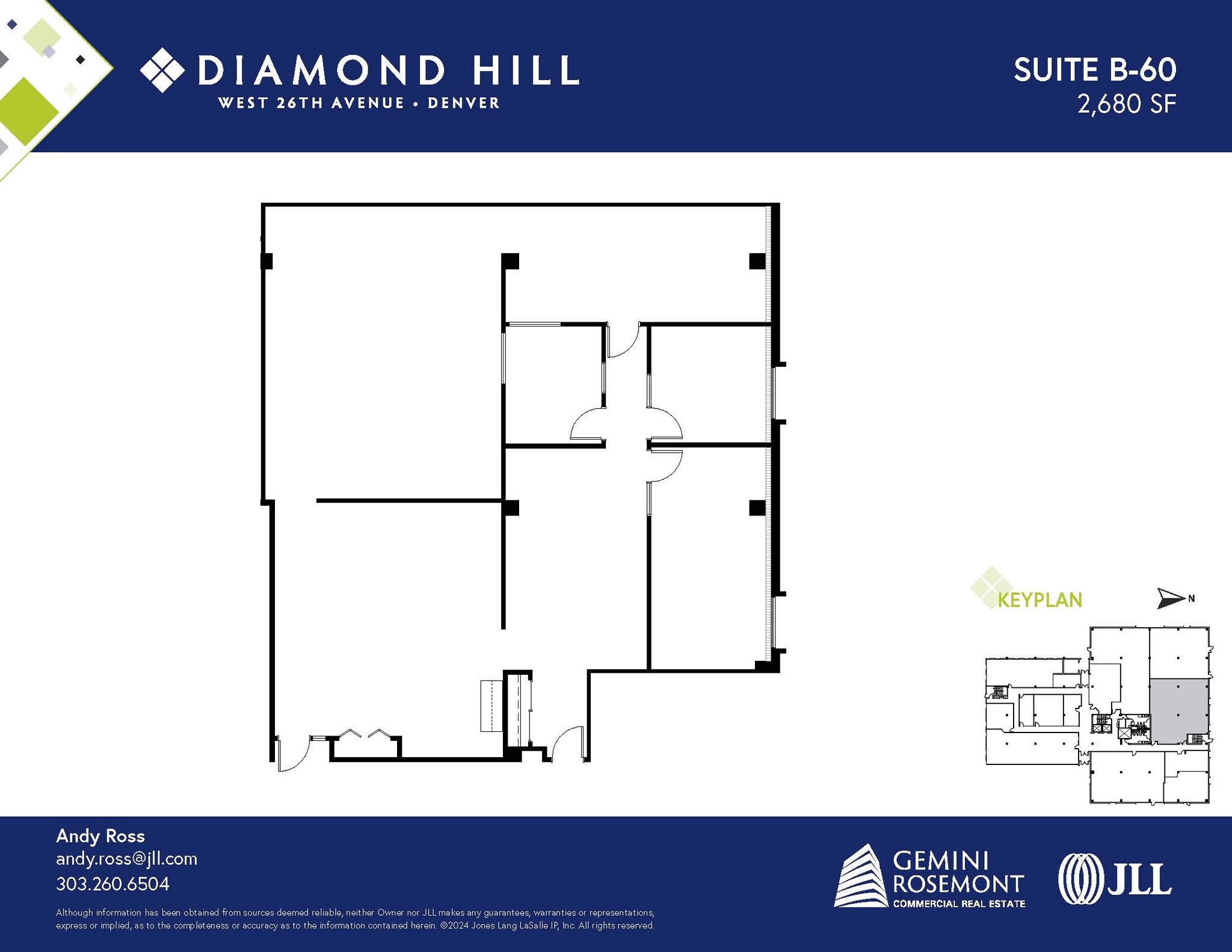 2490 W 26th Ave, Denver, CO for lease Floor Plan- Image 1 of 1