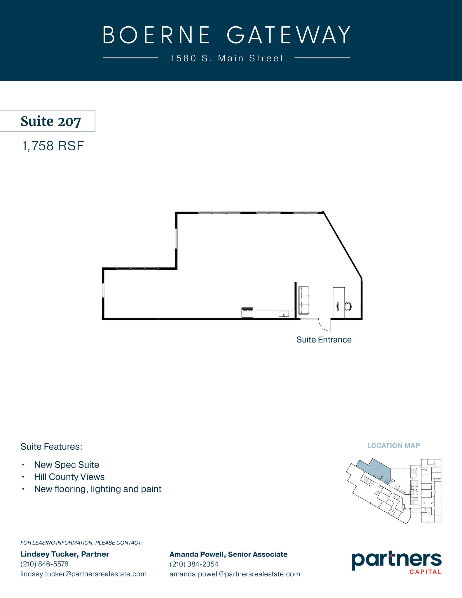 1580 S Main St, Boerne, TX for lease Floor Plan- Image 1 of 1
