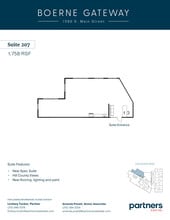 1580 S Main St, Boerne, TX for lease Floor Plan- Image 1 of 1