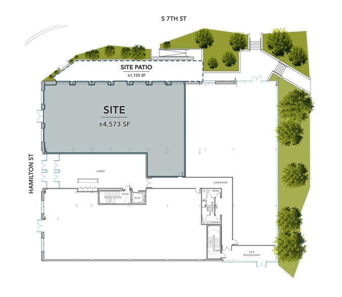 702 Hamilton St, Allentown, PA for lease - Site Plan - Image 3 of 10