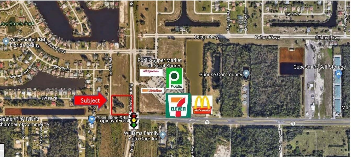 806-812 Burnt Store Rd, Cape Coral, FL for sale Aerial- Image 1 of 1