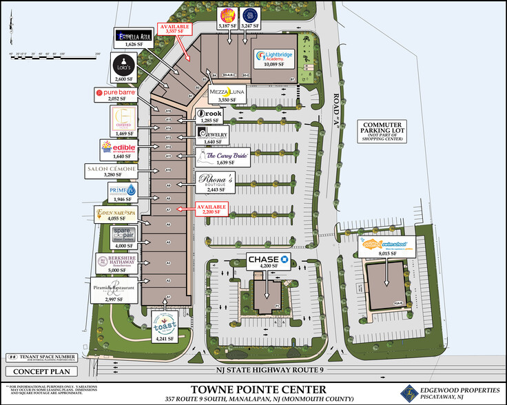 357-359 US Highway 9, Manalapan, NJ for lease - Site Plan - Image 2 of 8