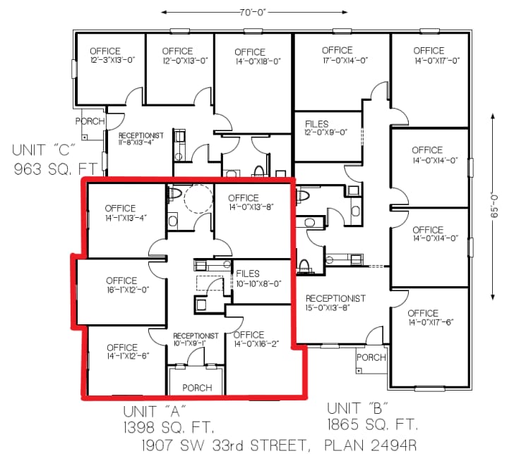 1907 W 33rd, Edmond, OK for lease Floor Plan- Image 1 of 1