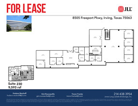 8505 Freeport Pky, Irving, TX for lease Floor Plan- Image 1 of 1