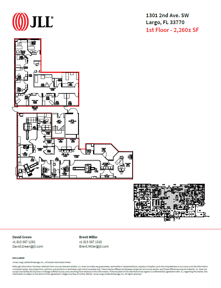 1301 2nd Ave SW, Largo, FL for lease Floor Plan- Image 1 of 1