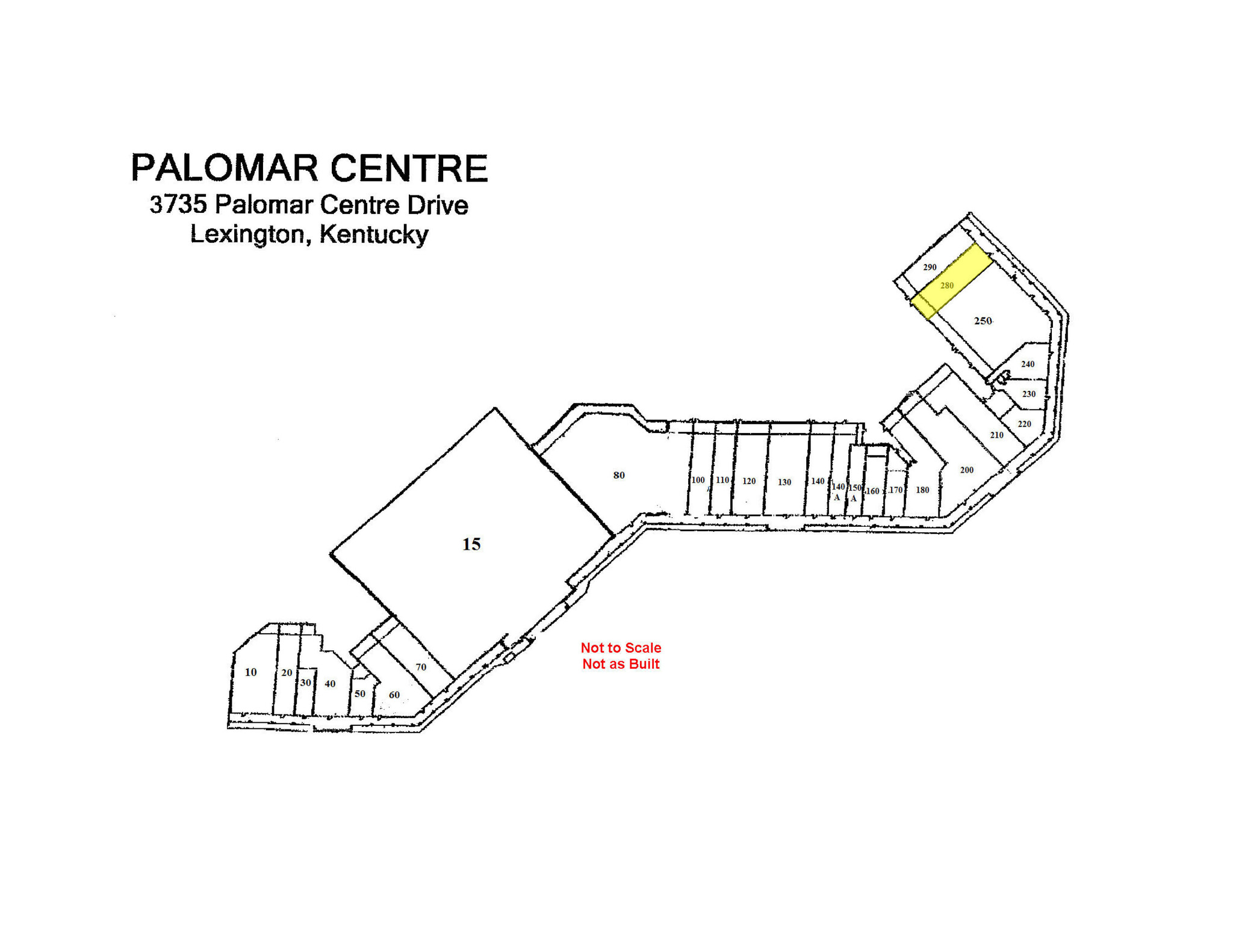 3735 Palomar Centre Dr, Lexington, KY for lease Site Plan- Image 1 of 2