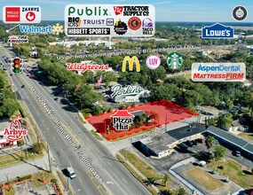 1403 N Woodland Blvd, Deland, FL - AERIAL  map view - Image1