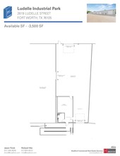 2661-2669 Ludelle St, Fort Worth, TX for lease Floor Plan- Image 2 of 2