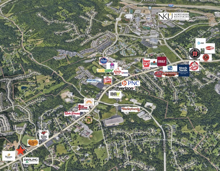 4306 Alexandria Pike, Cold Spring, KY for sale - Aerial - Image 1 of 1