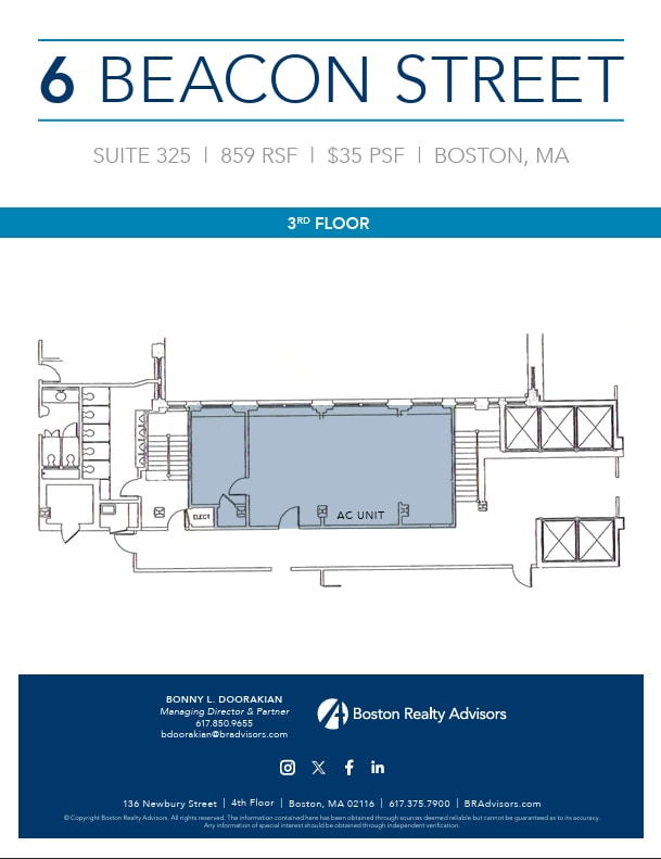 6 Beacon St, Boston, MA for lease Floor Plan- Image 1 of 1