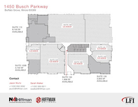 1450 Busch Pky, Buffalo Grove, IL for lease Floor Plan- Image 2 of 2