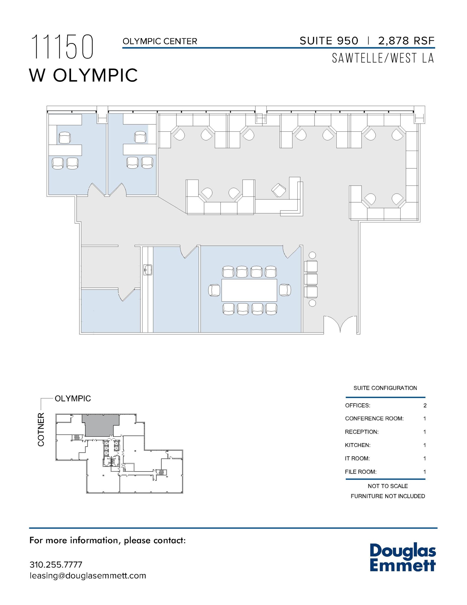 11150 W Olympic Blvd, Los Angeles, CA for lease Floor Plan- Image 1 of 1