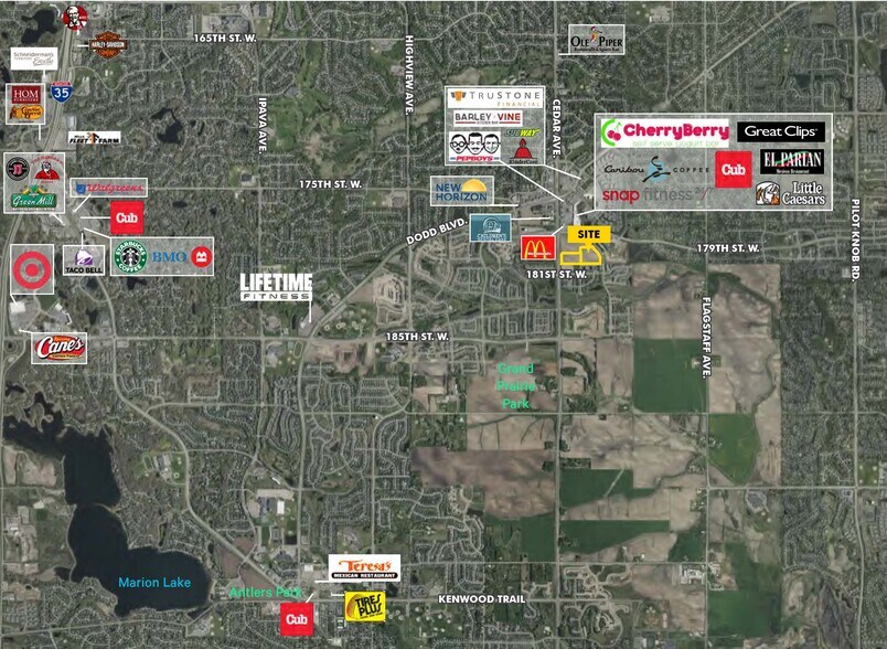 179th St, Lakeville, MN for sale - Aerial - Image 2 of 2