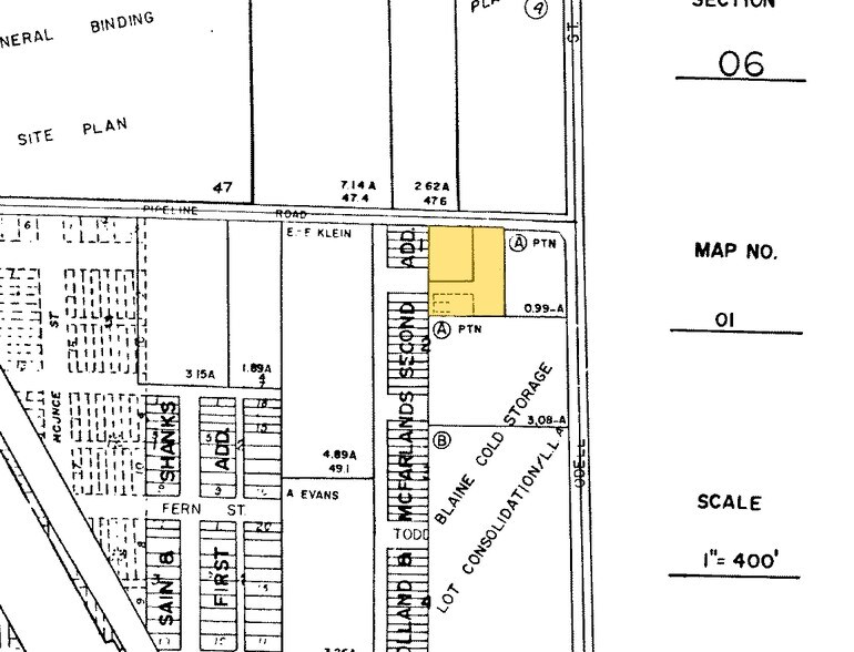 1855 Pipeline Rd, Blaine, WA for sale - Plat Map - Image 1 of 1