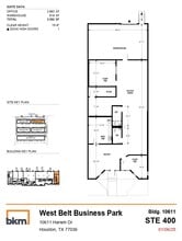 10631 Harwin Dr, Houston, TX for lease Floor Plan- Image 1 of 1
