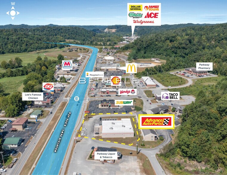 400 E Mountain Pky, Salyersville, KY for sale - Building Photo - Image 2 of 6