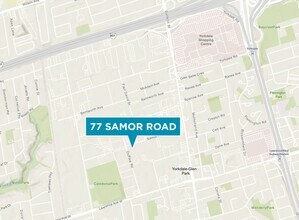 73-77 Samor Rd, Toronto, ON for lease Map- Image 1 of 1