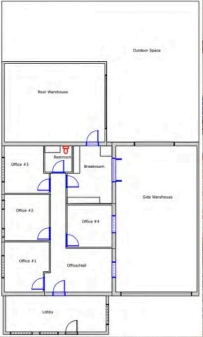 136 NW 122nd St, Oklahoma City, OK for lease Floor Plan- Image 1 of 1