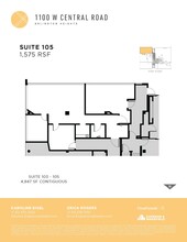 1100 W Central Rd, Arlington Heights, IL for lease Floor Plan- Image 1 of 1