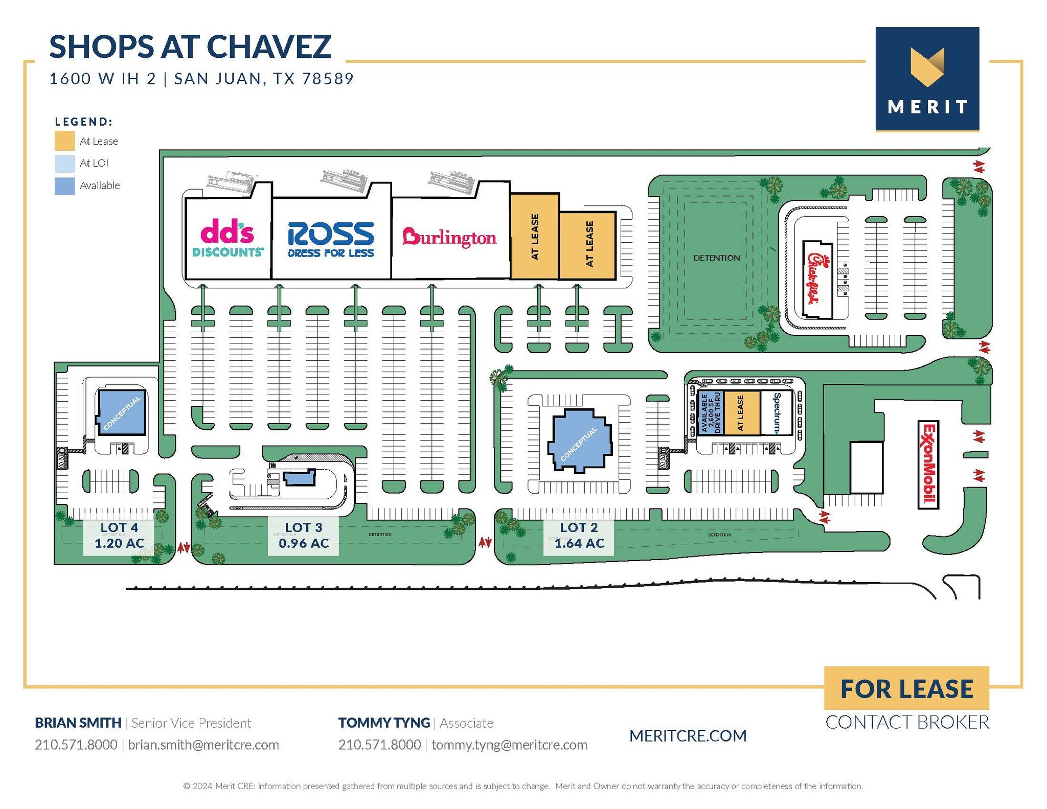 Shops at Chavez, San Juan, TX for lease Site Plan- Image 1 of 1