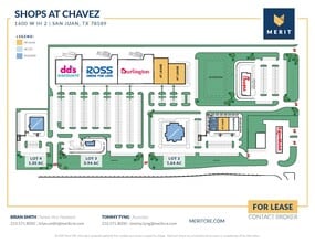 Shops at Chavez, San Juan, TX for lease Site Plan- Image 1 of 1