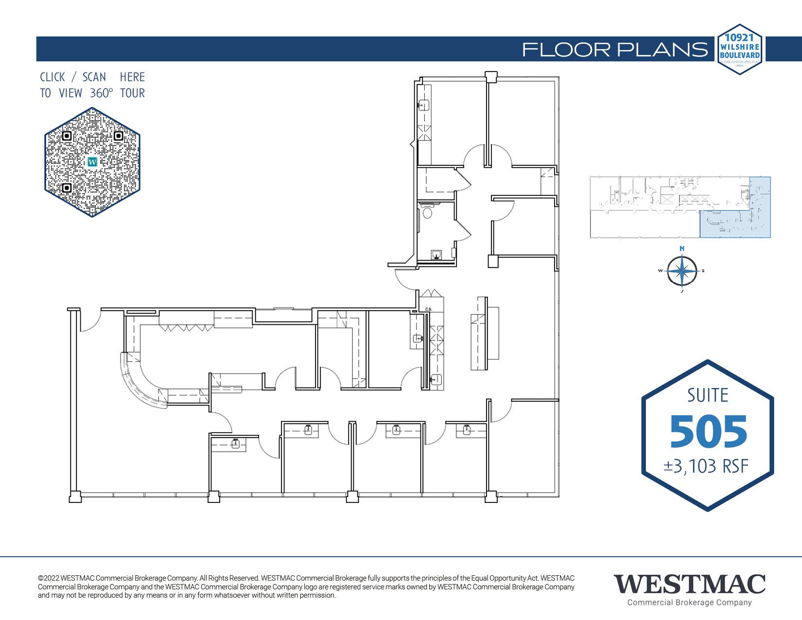 10921 Wilshire Blvd, Los Angeles, CA for lease Floor Plan- Image 1 of 1