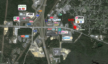 1016-1020 Industrial Pky, Saraland, AL - aerial  map view